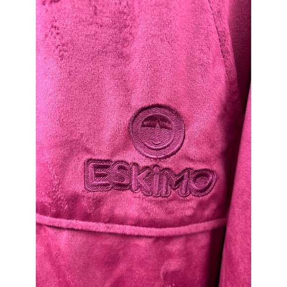 Unisex Eskimo Large Velour & Sheep Fur Hoodie Mumu - Picture 3 of 4